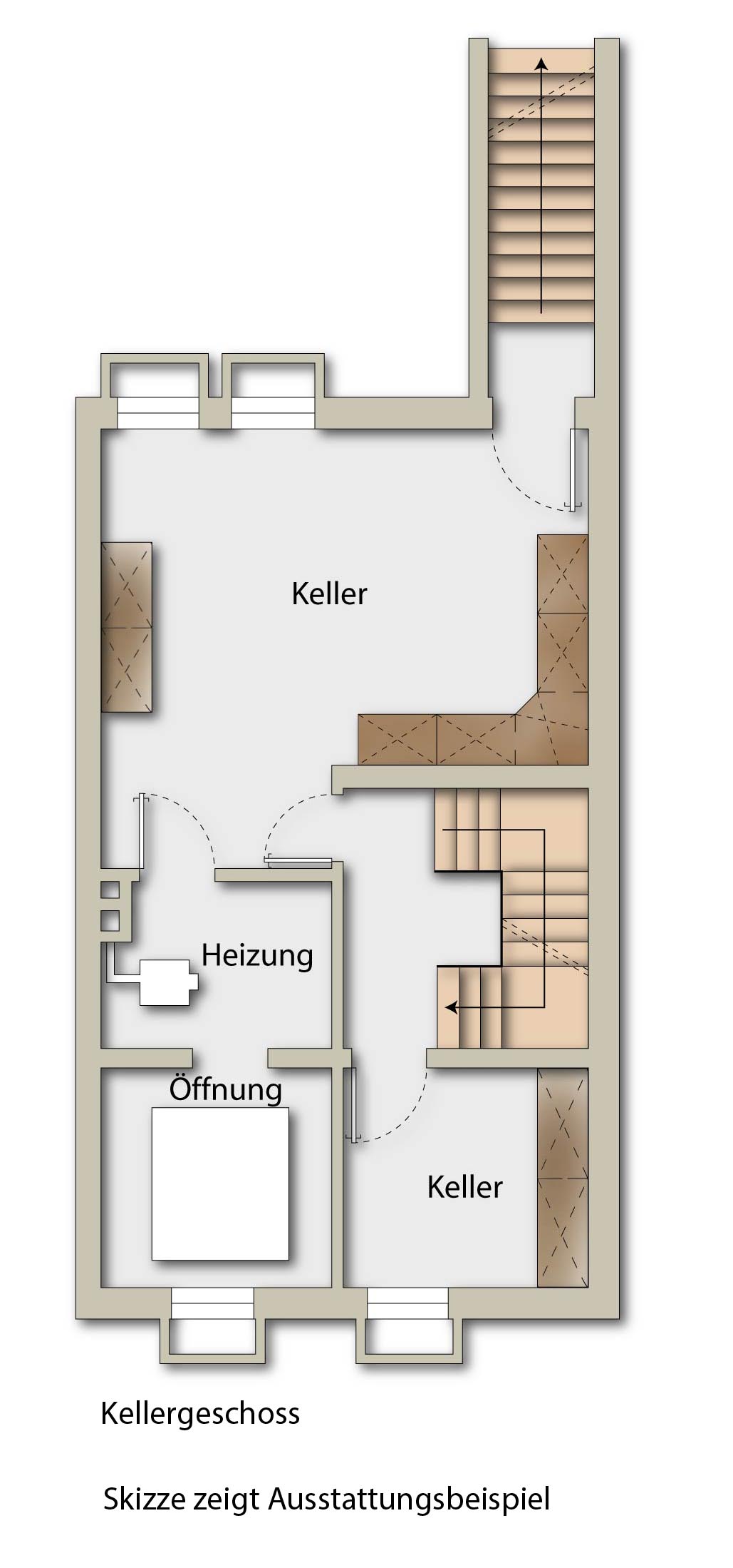 Attraktives Reihenmittelhaus mit Keller, Garage, Photovoltaik in 59174 Kamen-Mitte